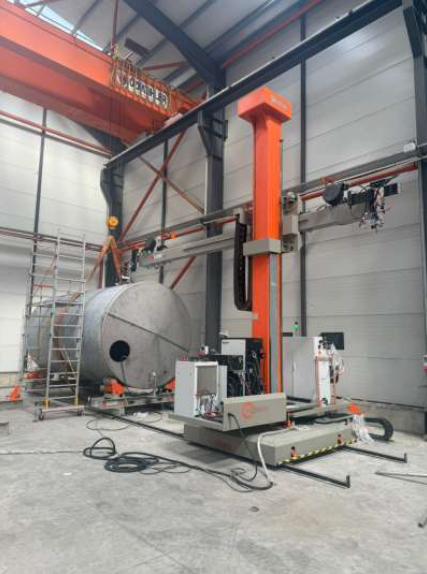Column boom plasma
